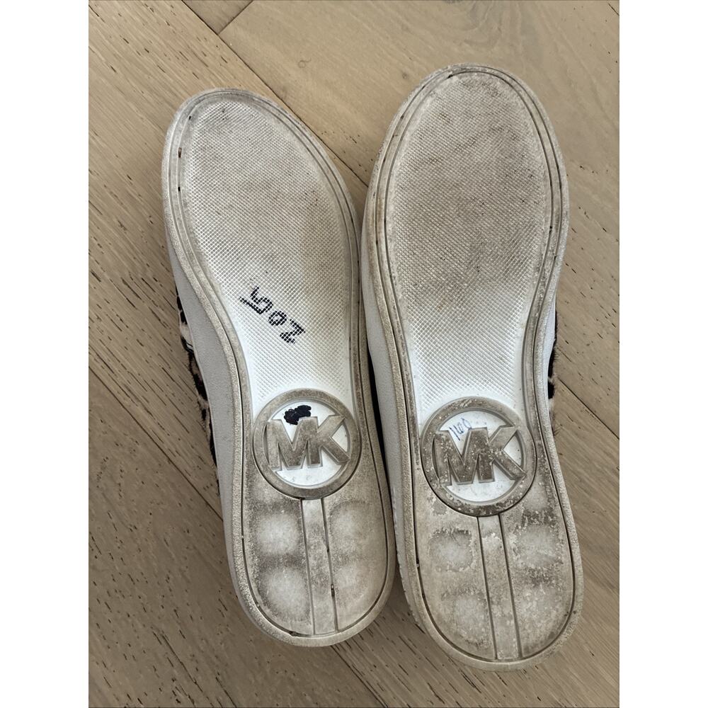 Michael Kors Keaton Leopard Cheetah Print Slip On Sneakers Women's Size 9.5 - Picture 6 of 6